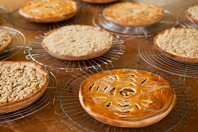 Limburgse appelvlaai met deksel